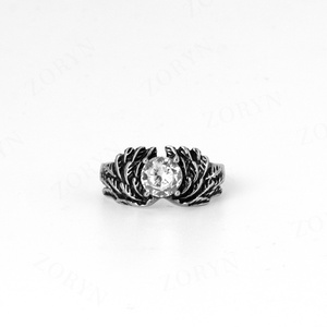 Wholesale Waterproof 316L Stainless Steel Retro Indian Chief <b>Ring</b> <b>Mens</b> Biker Jewelry - Product Image 5