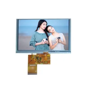 Módulo de pantalla LCD TFT a color 800*480 Interfaz RGB de 40 Pines de 5 pulgadas CTP/RTP disponible para opcional