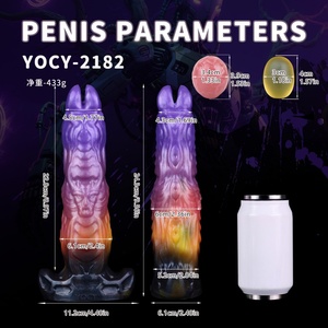 YOCY Monster Ovipositor Toy Lay Egg Silicone Anal Vaginal MasturbatorSex Toy,Hand Push Ovipositor Sex Toy for Couples Wholesale - Product Image 3