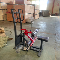 Machine à Squat pour les Hanches à Charge de Plaques, Équipement de Musculation Professionnel Robuste à Châssis en Acier pour Usage Commercial