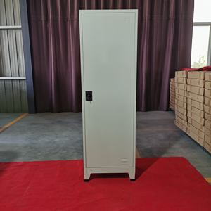 Armario de Almacenamiento de Herramientas de Limpieza de Acero Económico, de Una Puerta con Patas, Armario para Conserje, Armario de Almacenamiento para Productos de Limpieza, Armario para Escobas - Product Image 5