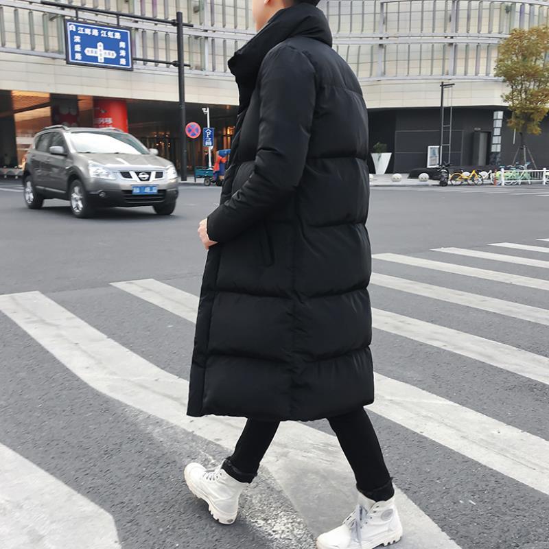 2021 Mens Lengthen Coat - Loose Trend Long down Jacket