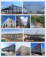 Almacén de Estructura de Acero Moderna de Fácil Instalación para Logística, Distribución, Almacenamiento y Gestión, Almacén de Estructura Metálica