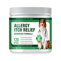 Complément alimentaire OEM Skin Support Soft Chews pour chiens, saveur poulet, pour adultes, soutien saisonnier du pelage et de l'immunité, avec huile de poisson et quercétine