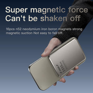 Cargador Portátil Inalámbrico LX6 Ultra Delgado de 6.5mm, Aleación de Aluminio Magnética, con Carga Rápida de 15W y Opciones de 5000mAh y 10000mAh - Product Image 3