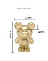 Ours personnalité nouveau produit mignon dessin animé bouton de porte pour armoires de cuisine commodes chambres gymnases-pour chambres d'enfants