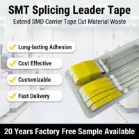 2026 Prix usine, faible MOQ, ESD, 8 mm, 508 mm de longueur, Ruban de couverture SMT, Extenseur, Acrylique thermofusible, PET simple face