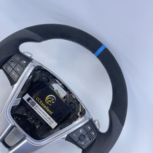 Volant en cuir Alcantara personnalisé de haute qualité CCExcellent pour Volvo V60 <span class=keywords><strong>S60</strong></span> XC60 XC70 S80 V40 2011-2019 - Product Image 4