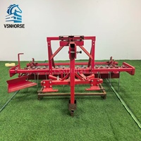 Herse d'arène robuste pour le nivellement des surfaces des installations équestres, niveleur d'arène équestre, tondeuse professionnelle pour le sol