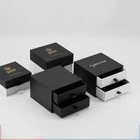 Emballage En Papier personnalisé avec boutons personnalisables, 50 pièces, boîte rigide à manches En carton avec Logo aluminium personnalisé