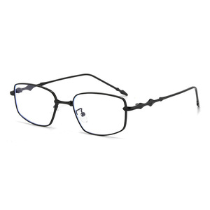 Fashionable New Men's and Women's Outdoor Travel Anti-Blue Metal Square Sunscreen <b>Sunglasses</b> - Product Image 5