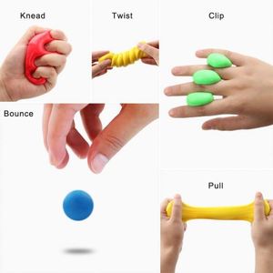 Nouveau Kit d'Exercices Thérapeutiques 2025 : Pâte de Kinésithérapie Résistante pour la Renforcement Musculaire et la Rééducation Professionnelle (Pâte à Modeler, Slime) - Product Image 5