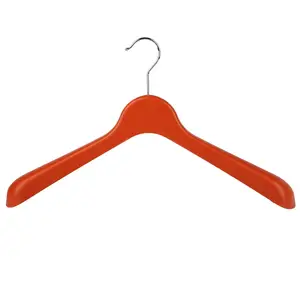 Rode Plastic Extra Brede Pak Hangers Met Logo Plastic Kleerhanger Making Machine