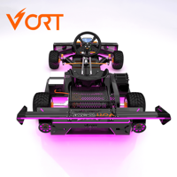 Vortkart - Go Kart Eléctrico Personalizado de Alta Calidad para Adultos, Vehículo de Karting con Batería para Pistas Interiores y Exteriores