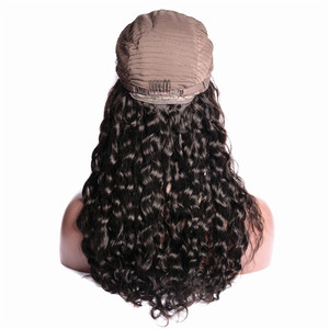 Peluca de Cabello Humano Virgen Brasileño con Ondas Naturales, sin Pegamento, con Cierre de Encaje, Estilo Mojado y Ondulado, 150% de Densidad, Pelucas de Cabello Humano con Frente de Encaje - Product Image 4