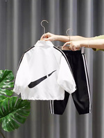 Nouvel Ensemble Décontracté Deux Pièces de Sport et Loisirs pour Garçons 2025, Costume Élégant pour Bébé, Vêtements Printemps-Automne pour Enfants, Idéal pour le Sport