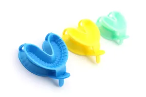 Tek kullanımlık florür köpük diş tepsi diş ağız tepsisi için aljinat ölçü malzemesi