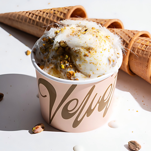 Leak-proof Bio-Lined Ice <strong>Cream</strong> Cup 4 6 8 12 oz Custom Logo Kraft Paper Dessert Bowl for Frozen Yogurt FSC Certified - Product Image 2