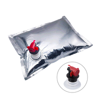 Kantong Aseptik PE/VMPET dalam Kotak 5L 10L 20L dengan Katup, Tahan Kelembapan & Cetak Gravure untuk Kemasan Jus, Anggur & Selai