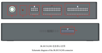 JK Portable B2A16S 8-16S Égaliseur actif Instrument de réparation de batterie Technologie de transfert d'énergie pour la gestion de la batterie (BMS)