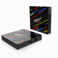 Dispositivo de tv inteligente H96 MAX + RK3328, decodificador con Android 9,0, 4 GB, 64 GB, cuatro núcleos, 4k, H96max PLUS, original