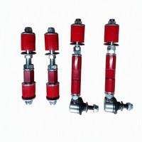 Kit de bielles réglables avant et arrière en aluminium bleu, 4 pièces, pour remplacement sur SUV 4x4 tout-terrain FJ séries 120 et 150