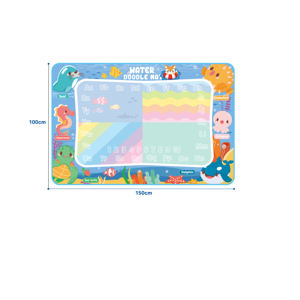 Große wieder verwendbare magische Wasser Leinwand Spiel matte Frühe Bildung Klares Wasser Graffiti Puzzle Muster Schreiben Zeichnung Spielzeug Box Papier - Product Image 5