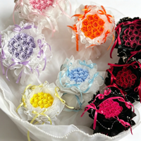 Bouquet de mini roses éternelles style coréen, boîte carrée, fait main, haut de gamme, élégant, écologique, longue durée (3-5 ans), cadeau de Saint-Valentin