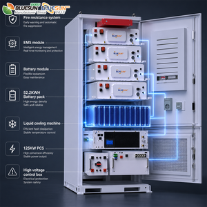 125KW 261KWh Industrial Commercial <b>Energy</b> <b>Storage</b> <b>System</b> Outdoor Cabinet for Factory Solar Power Applications - Product Image 2
