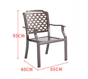 Banc <span class=keywords><strong>de</strong></span> jardin en Aluminium, décoration pour la maison, meubles <span class=keywords><strong>de</strong></span> Table <span class=keywords><strong>de</strong></span> <span class=keywords><strong>bistrot</strong></span>, nouveau Style, 1 pièce - Product Image 3