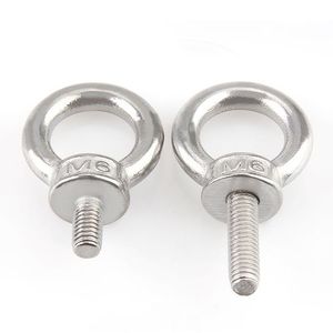 OEM ODM สลักเกลียวห่วงโลหะสแตนเลสแบบกำหนดเอง Ss304 316 Din580 ขนาด M6 M12 M16 สลักเกลียวยกแบบห่วง - Product Image 3