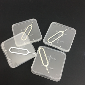 <span class=keywords><strong>2</strong></span> In 1 Standaard Geheugenverpakking Kaarthouder Micro Sd Tf Kaart Opslag Transparante Plastic Dozen - Product Image 5