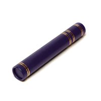 Tubo de Graduación de Cuero Duradero con Textura Granulada, Tubo de Graduación de PU Liso con Logotipo en Relieve Dorado, Tamaño Personalizado para Ceremonia de Graduación