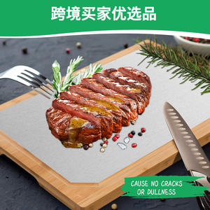 Tabla de Cortar Rectangular de Bambú y Acero Inoxidable Mdw, 18x12 Pulgadas, Apta para Lavavajillas - Product Image 4