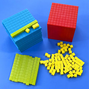 Juguetes de rompecabezas Montessori temprano Cubo matemático <span class=keywords><strong>3D</strong></span> Descomposición decimal Juguetes matemáticos para niños - Product Image 1