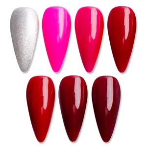 Best seller 15 ML Low MOQ Private Label Multi Apply Silver Spar Cat Eye Base trasparente rosso UV Led Gel smalti prodotti per unghie