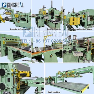 Полностью автоматическая металлическая катушка, отрезанная по длине, линия для заглушки, машина для резки алюминиевого стального листа, металлическая РАЗМАТЫВАТЕЛЬ, линия для стрижки - Product Image 3
