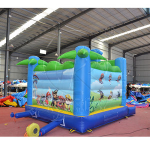 Al Aire Libre Patrol Dog Event Rental Pro Package 5x4m Cachorro Tema <span class=keywords><strong>Casa</strong></span> de rebote inflable con tobogán de PVC y soplador - Product Image 4