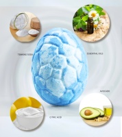 Nouvelles Bombes de Bain Artisanales pour Enfants, Motif Œufs de Dinosaure et Fleurs, Coffret Cadeau, Mousses Abondantes, Effervescentes, Blanchissantes, Exfoliantes, Spa, Option Logo Personnalisé