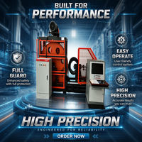 Testeur de résistance aux crevaisons de pneus électro-servo 50kN force de test maximale pour l'énergie du piston du pneu et les tests de performance anti-crevaison