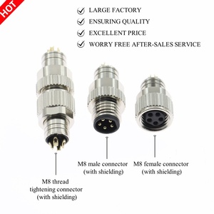 <span class=keywords><strong>M12</strong></span> IP67/68 Thông tư không thấm nước 2 3 <span class=keywords><strong>4</strong></span> 5 6 8 10 12pin nam nữ cao su tráng tiêm đúc kết nối - Product Image 3