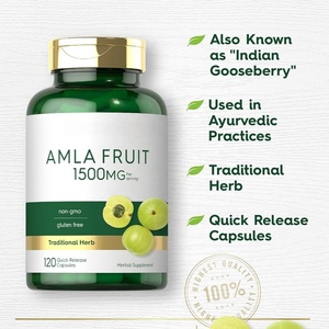 Suplemento Herbal de <span class=keywords><strong>Amla</strong></span> Personalizado, Suplemento Natural de <span class=keywords><strong>Vitamina</strong></span> <span class=keywords><strong>C</strong></span>, Extracto de Amalaki, <span class=keywords><strong>C</strong></span>ápsulas de <span class=keywords><strong>Amla</strong></span> para el Brillo de la Piel y el Crecimiento del Cabello - Product Image 2