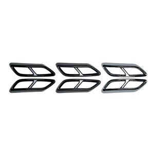 Adhesivo Decorativo para la Parte Superior del Escape del Audi A3, Textura de Fibra de Carbono, Plateado Electroplacado, para Sportback S Line 2021+ - Product Image 2