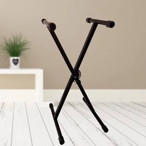 Accessoire de support de <span class=keywords><strong>clavier</strong></span> électronique Support de <span class=keywords><strong>clavier</strong></span> <span class=keywords><strong>en</strong></span> forme de <span class=keywords><strong>X</strong></span> avec démontage à barre unique Réglage à sept niveaux pour tube unique - Product Image 6