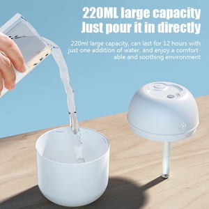 Diffuseur d'arômes avec humidificateur USB, idéal pour les chambres, les salons, les bureaux et l'éclairage d'ambiance - Product Image 3