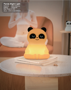 Nueva Máquina Multifuncional de Entrenamiento Respiratorio, Calma la Mente, Alivia el Estrés y la <span class=keywords><strong>Ansiedad</strong></span>, Luz Nocturna de Silicona con Forma de Panda para Niños y Adultos - Product Image 6