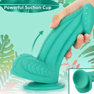 Drop Verzending Hismith Sea Monster Serie Zuig <span class=keywords><strong>Dildo</strong></span> Groene Silicon Penis 8.15 Inch Super Realistische Grote Dier <span class=keywords><strong>Dildo</strong></span> - Product Image 4