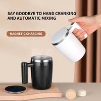 Tasse à café professionnelle rechargeable par USB avec affichage de la température, poignée métallique écologique pour eau bouillante, idéale pour le bureau