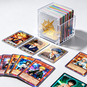 Impression professionnelle OEM de jeux de cartes TCG, boîte personnalisée avec logo, taille et couvercle, impression couleur CMYK/Pantone pour les loisirs - Product Image 1