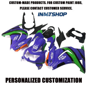 INMT - Venta Directa de Fábrica - <span class=keywords><strong>Carenado</strong></span> de Plástico para Motocicleta <span class=keywords><strong>Kawasaki</strong></span> <span class=keywords><strong>Ninja</strong></span> <span class=keywords><strong>250R</strong></span> 2008-2012 - Duradero y Resistente a los Arañazos - Product Image 2